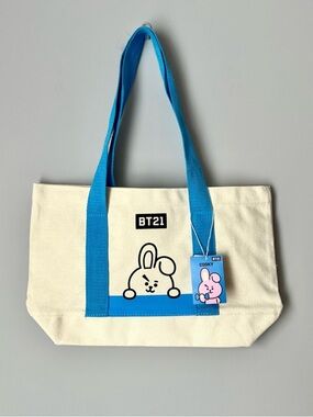 BTS BT21 Mini Canvas Tote Bag - COOKY (Jungkook)